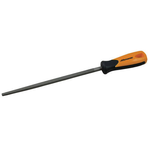 File, 10" L, Round, Bastard Cut Cam Industrial