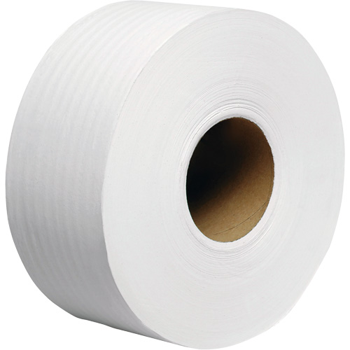 Scott&reg; Essential Toilet Paper Rolls, Jumbo Roll, 1 Ply, 2000' Length, White Cam Industrial