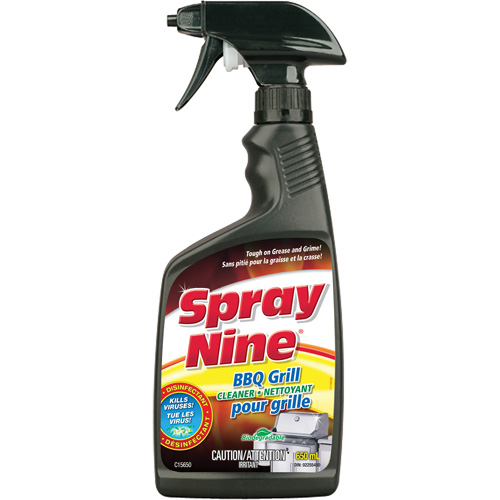 Spray Nine&reg; BBQ Grill Cleaner, 650 ml, Trigger Bottle Cam Industrial