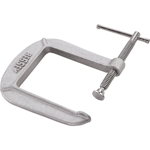 Light-Duty C-Clamp, 3" (76 mm) Capacity, 4-1/2" (114 mm) Throat Depth Cam Industrial