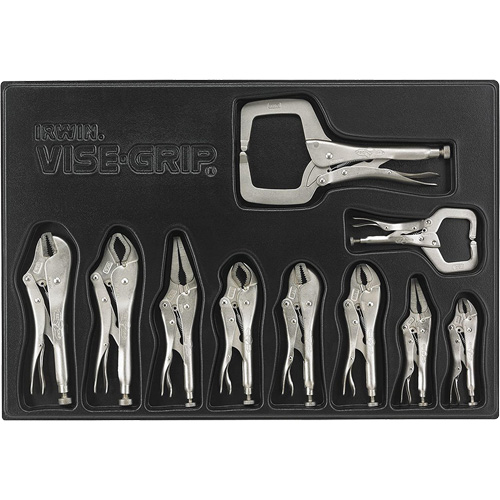 Jeu de pinces de blocage Vise-Grip Original, 10 Morceaux Cam Industrial