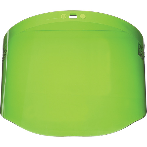 &eacute;cran facial, Polycarbonate, Teinte Vert Cam Industrial