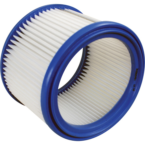 Filtre PET-Fleece de rechange pour aspirateur, Cartouche, Pour 7 gal. US Cam Industrial