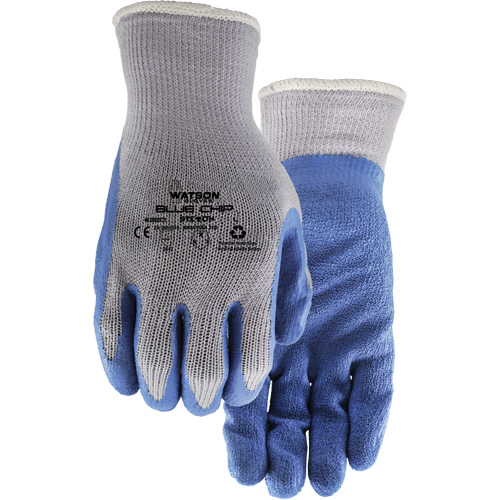 Gants enduits Stealth Blue Chip, Grand, R&ecirc;vetement Latex de caoutchouc, Calibre 10, Enveloppe en Polyester Cam Industrial