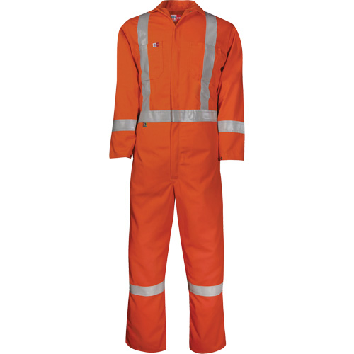 Westex UltraSoft&reg; Unlined Contractor Coveralls, Size 2X-Large (Tall), Orange, 8.7 cal/cm² Cam Industrial
