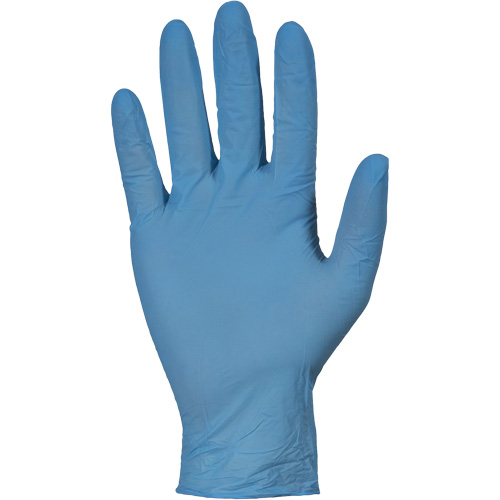 KeepKleen&reg; RDNPF Disposable Gloves, Large, Nitrile, 4-mil, Powder-Free, Blue, Class 2 Cam Industrial