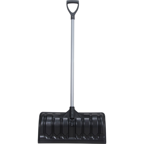 Snow Pusher, Polypropylene Blade, D-Grip Handle, 24-1/2" W Cam Industrial