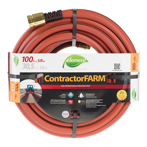 Boyau d'arrosage pour entrepreneur/FARM, PVC, 5/8" dia x 100' Cam Industrial