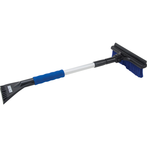 Brosse &agrave; neige t&eacute;lescopique, T&eacute;lescopique, lame Polypropyl&egrave;ne, 32-1/2" Longueur, Bleu Cam Industrial