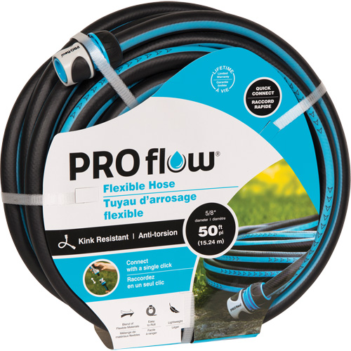 Boyau flexible, Plastique, 5/8" dia x 100' Cam Industrial