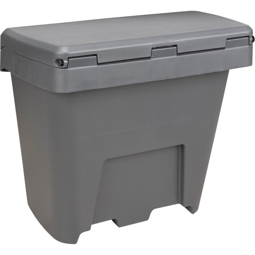 Salt & Sand Storage Bins, With Hasp, 21" x 27" x 26", 4.24 cu. ft., Grey Cam Industrial
