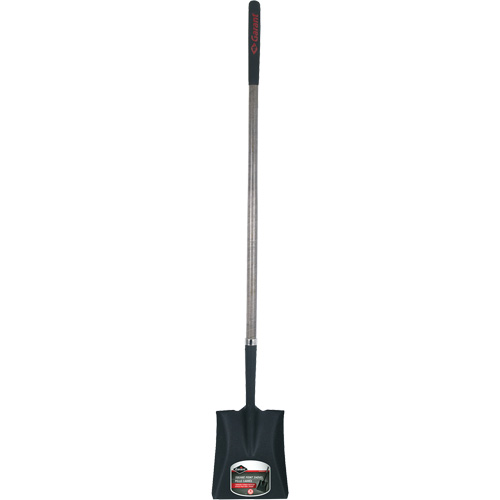 Pelle carr&eacute;e, Bois, Manche en Droite ergonomique, Longueur 62" Cam Industrial