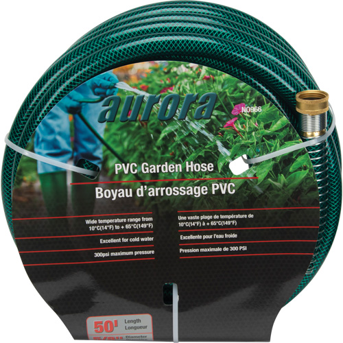 Tuyau de jardin, PVC, 5/8" dia x 50' Cam Industrial