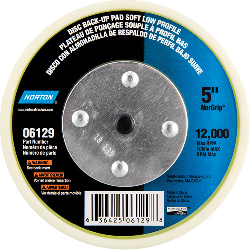 Back Up Pads For PSA & Hook And Loop Paper Discs Cam Industrial