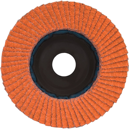 Disques &agrave; lamelles - Quick Trim SG Blaze R980P, 5" x 7/8", Type 27, Grain 40, C&eacute;ramique Cam Industrial