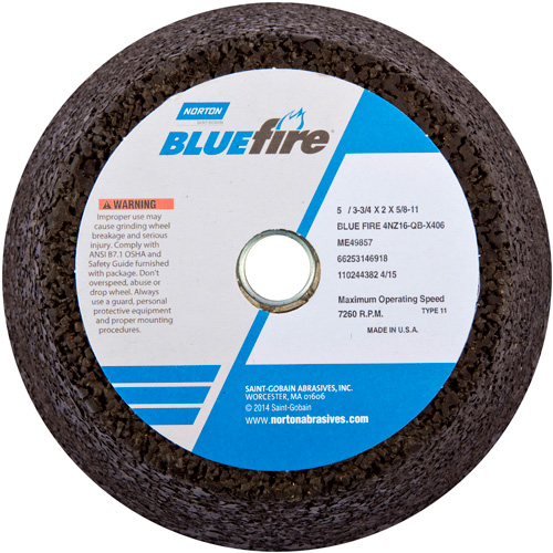 Disque &agrave; &eacute;barbage portatif non renforc&eacute; BlueFire Cam Industrial