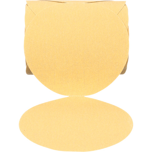 Disque abrasif dor&eacute; en rouleau 216U Stikit, 6" dia., Grain 80, Oxyde d'aluminium Cam Industrial