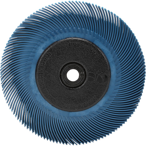 Scotch-Brite Radial Bristle Brush, Ceramic, 400 Grit, 6" Dia. Cam Industrial