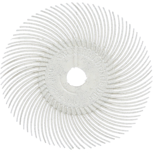 Scotch-Brite Radial Bristle Disc, Aluminum Oxide, 120 Grit, 3" Dia. Cam Industrial