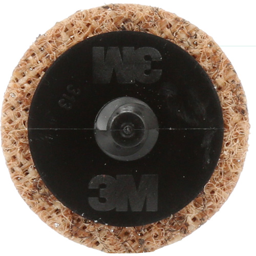 Scotch-Brite Roloc Surface Conditioning Disc, 1-1/2" Dia., Coarse Grit, Aluminum Oxide Cam Industrial