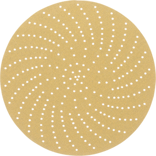 Hookit Clean Sanding Disc, 6" Dia., P120 Grit, Aluminum Oxide, C-Weight Cam Industrial