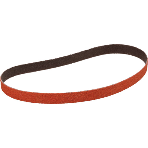 Cloth Belt, 1/2" W x 18" L, Ceramic, P120 Grit Cam Industrial