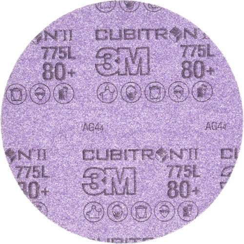 6" Cubitron II 775L Disc - 80 Grit, 6" Dia., 80+ Grit Cam Industrial