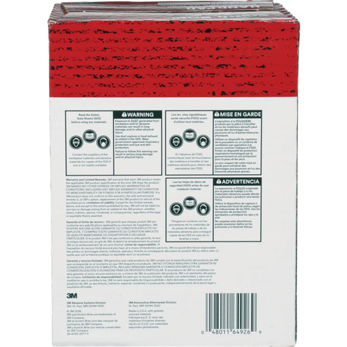 Scotch-Brite 7447 Hand Pads, Aluminum Oxide, 9" x 6", Very Fine Grit Cam Industrial
