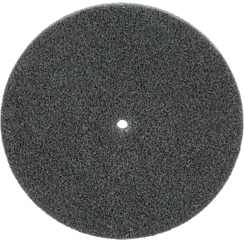 Scotch-Brite EXL Unitized Wheel, 5" x 1/4", 1/4" Arbor, Fine Grit, Silicon Carbide Cam Industrial