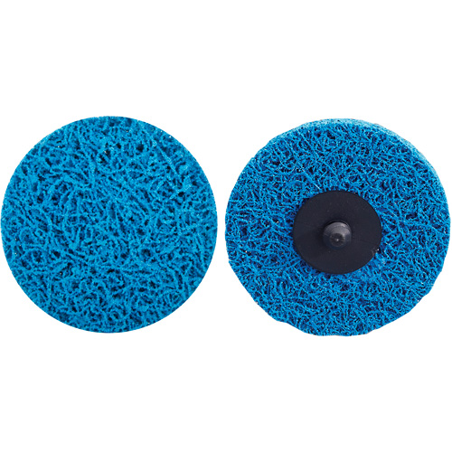 Vortex Rapid Blend Non-Woven Quick-Change Abrasive Disc, 3" Dia., Medium Grit, Aluminum Oxide Cam Industrial