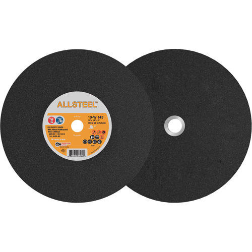 AllSteel Chopsaw Wheel, 14" x 1/8", 1" Arbor, Type 1, Aluminum Oxide, 4400 RPM Cam Industrial