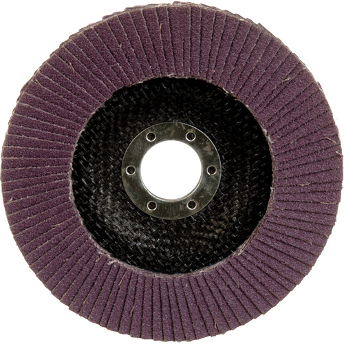 Disque &agrave; lamelles &agrave; changement rapide 769F, 5" x 7/8", Type 27, Grain 80+, C&eacute;ramique Cam Industrial