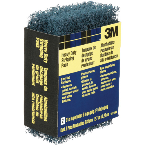 Heavy-Duty Stripping Pads, Aluminum Oxide, 3-1/2" x 5", Coarse Grit Cam Industrial