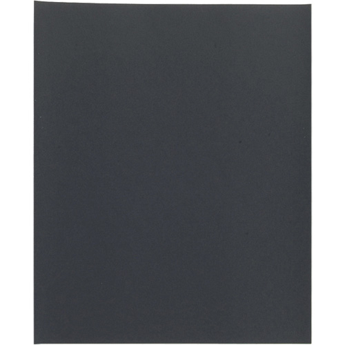 Black Ice Waterproof Sanding Sheet, 9" x 11", 600 Grit, Aluminum Oxide Cam Industrial