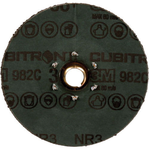 Disque en fibre 982C Cubitron II, C&eacute;ramique, 36+, 4-1/2" Dia Cam Industrial
