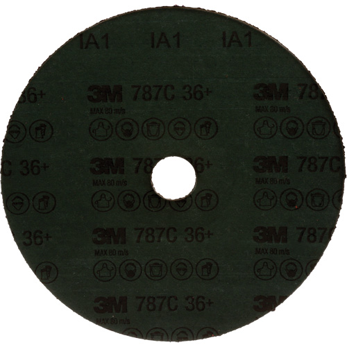 Disque en fibre 787C, C&eacute;ramique, 36+, 7" Dia x 7/8" Arbre Cam Industrial