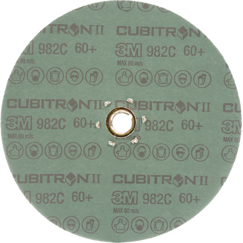Disque en fibre 982C Cubitron II, C&eacute;ramique, 60+, 7" Dia Cam Industrial