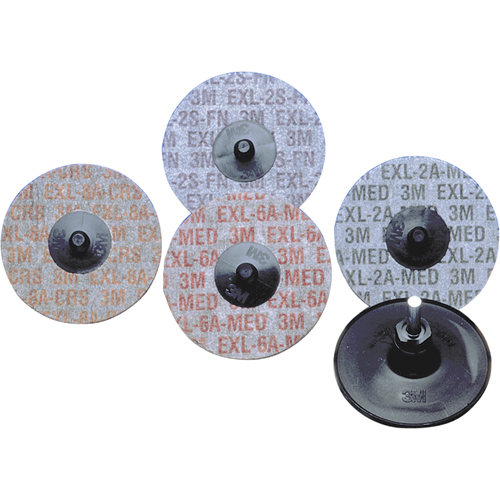 Buff & Blend&reg; Products - Scotch-Brite Exl Roloc Unitized Wheels, 2" x 2S Grit Cam Industrial