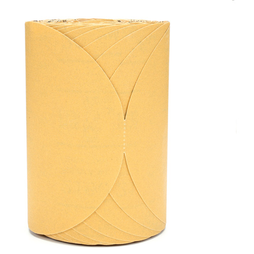 Stikit Gold Paper 216U Disc Roll, Aluminum Oxide, 6" W x 87' L, P180 Grit Cam Industrial