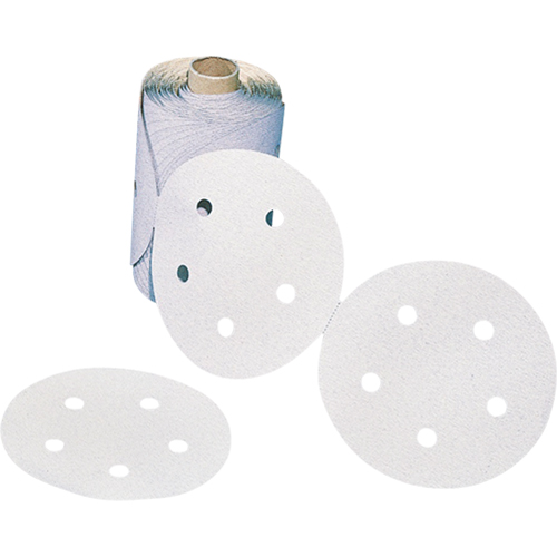 Rouleau de disques en papier antipoussi&egrave;res 426U Stikit, 5" dia., Grain 100, Carbure de silicium Cam Industrial