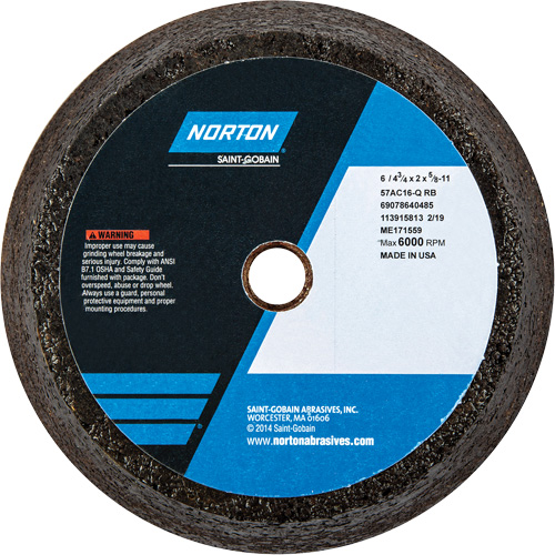 Gemini&reg; Non-Reinforced Portable Snagging Wheel Cam Industrial