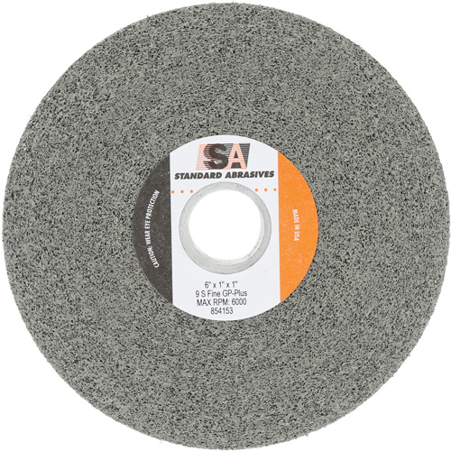 Standard Abrasives General Purpose Plus Wheel, 6" x 1", 1" Arbor, Silicon Carbide Cam Industrial