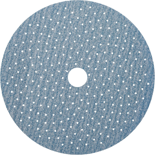 Disque pour aspiration avec trou central Dry Ice Multi-Air Cyclonic A975, dia 6", Grain P280, C&eacute;ramique d'alumine Cam Industrial