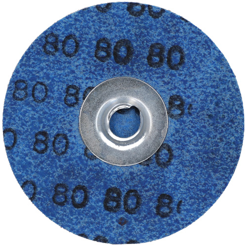 Gemini R766/R228 Quick-Change Cloth Disc, 3" Dia., 80 Grit, Aluminum Oxide Cam Industrial