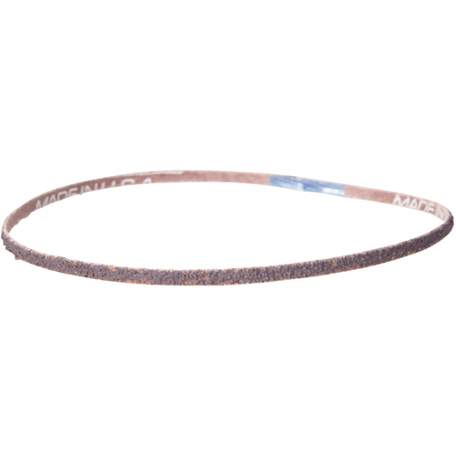 Metalite&reg; Cloth File Sanding Belt, 1/4" W x 24" L, Aluminum Oxide, 60 Grit Cam Industrial