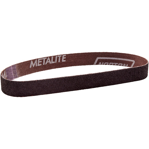 Metalite&reg; Cloth File Sanding Belt, 3/4" W x 20-1/2" L, Aluminum Oxide, 120 Grit Cam Industrial