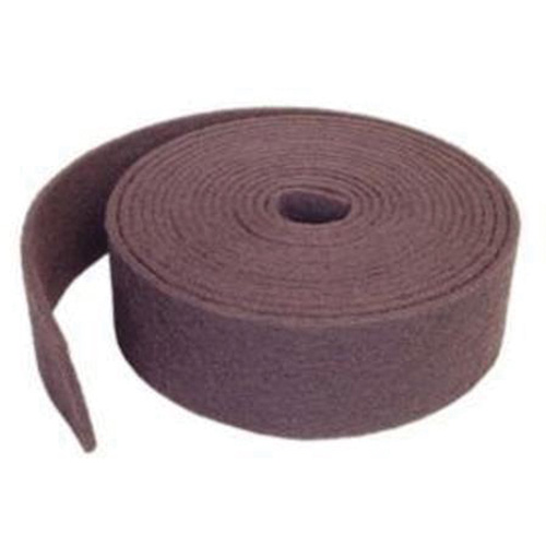 Rouleau de papier abrasif non tiss&eacute; Bear-Tex, Tr&egrave;s fin, Oxyde d'aluminium, 4" la x 10 vg lo Cam Industrial