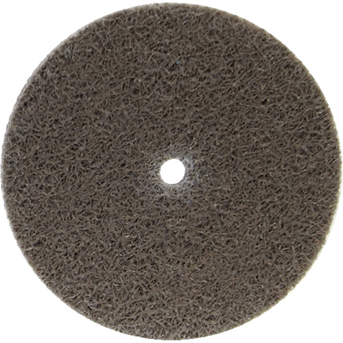 Disque unifi&eacute; non tiss&eacute; Bear-Tex, 3" x 1/4", Arbre de 1/4", Grain de Moyen, Oxyde d'aluminium Cam Industrial