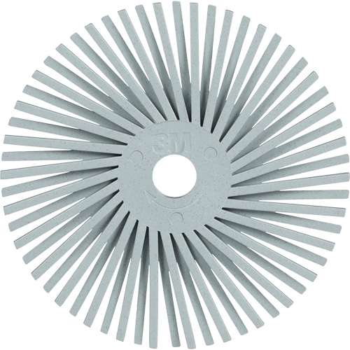 Scotch-Brite Type A Precision Radial Bristle Brush PN-RB, Ceramic, 120+ Grit, 3" Dia. Cam Industrial