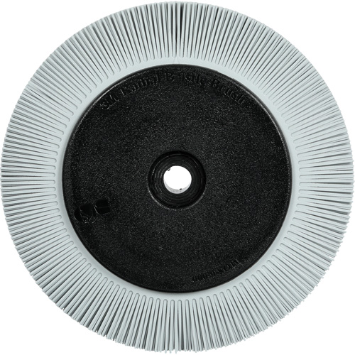 Scotch-Brite Type S Precision Radial Bristle Brush PN-RB with Flange, Ceramic, 120+ Grit, 8" Dia. Cam Industrial